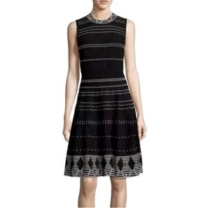 Kate Spade Sleeveless Textured Fit & Flare Knit Dress